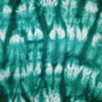 tissu tie n dye vert